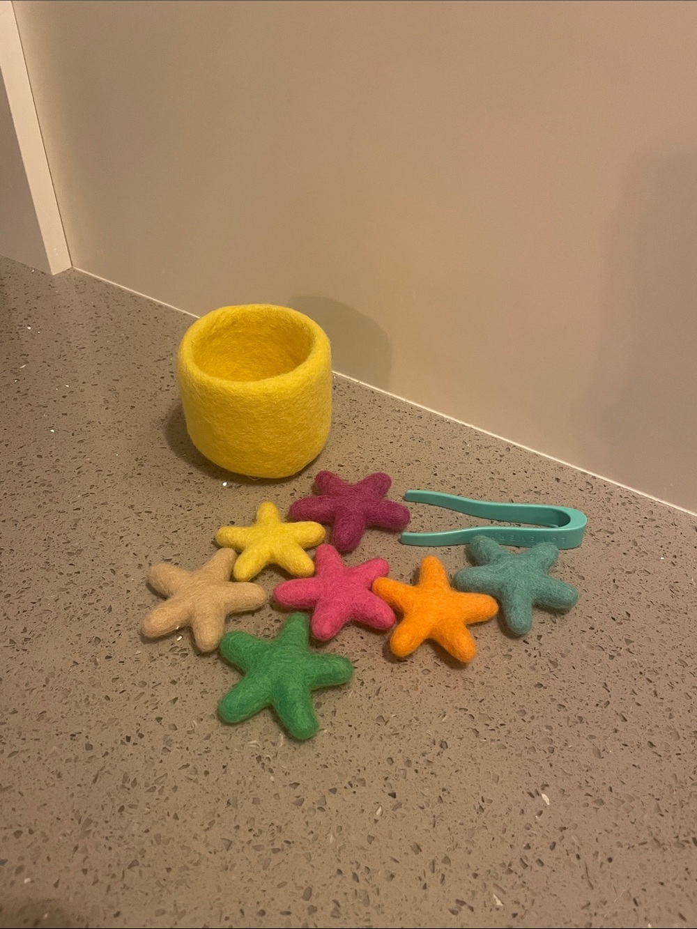 Lovevery Felt Stars & Tweezers